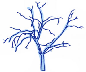 Paint a Tree Blue