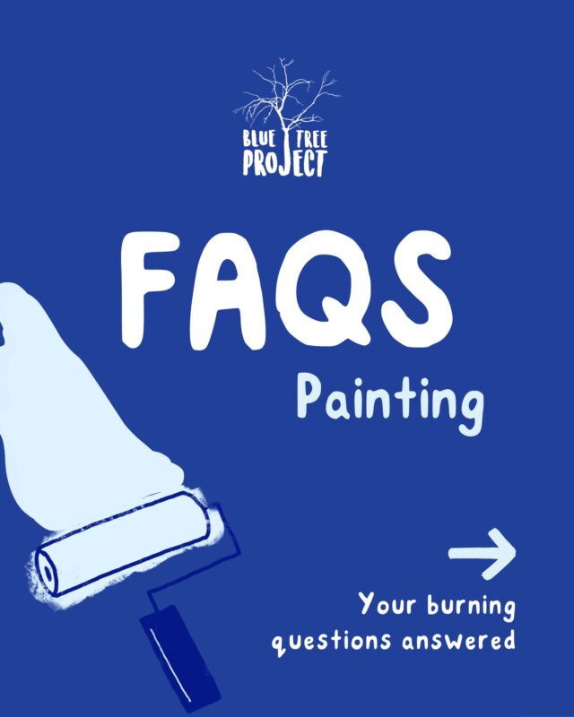 All your burning questions⁠ answered! 💬⁠
⁠
Everything you need to know about paint, painting and permission to help get you started on your very own Blue Tree!⁠
⁠
Find more info on our website - link in bio.