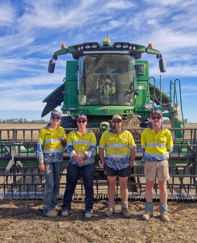 Our Trademutt x BTP shirts are getting a work out this harvest! 🌾 ⁠
⁠
Huge thanks to the Uah crew from @lawsongrains for championing our merch and for raising an incredible $4,930 in support of Blue Tree Project.⁠ 

Lawson Grains also raised an additional $13,315 at their 10 Year Anniversary Dinner, raising an incredible total of $18,245 for Blue Tree Project!
⁠
We hope harvest has wrapped up safely for everyone and that you can now kick your feet up, take a breather and enjoy some rest 💙

📍Uah aggregation, NSW