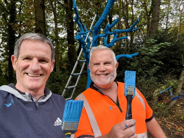 How far would you travel for a good yarn? 💭 

Meet Paul.

He spent 15 years working as a mental health nurse in County Durham, UK, before moving more than 14,000km away to Bunbury, WA.

Years later, he heard the Blue Tree Project story at a conference. Still closely connected to home and passionate about mental health, he knew he wanted to get involved.

Paul got in touch with his mate Gary back in the UK and got him on board with painting a blue tree in their hometown. They put the idea to the local Facebook group and the community got right behind it.

There was plenty to organise from the other side of the world. Gary got the tree ready and when Paul headed back to the UK, they picked up the paintbrushes to bring their blue tree to life.

Their tree has since become the talk of the town, reminding locals to have a yarn about mental health and check in on each other

Bloody good effort, guys. Thank you for helping us kick the stigma 💙 

📍 Sedgefield, UK