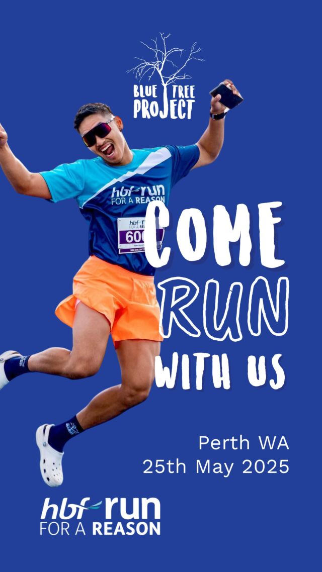 PERTH, WA - lace up your shoes and come run the @hbfrun with us! 👟

This year we have a Blue Tree Project Team on the ground running - we’d love for you to find your reason and run with us! 

If you can’t make it, we have so many amazing teams fundraising this year that you can support 💙

#bluetreeproject #bluetree #run #hbfrunforareason #perth #findyourreasontorun