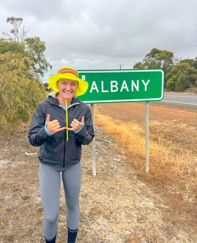 @brookemcintosh__ is on her 10th day of running around Australia! View the key stats...⁠
⁠
Distance covered: 750km and counting 🏃‍♀️⁠
Blue trees spotted: 2 👀⁠
Funds raised:$33K in donations in under 2 weeks 💰️⁠
Hours of sleep: less than a toddler 💤⁠
Macca's burgers consumed: lost count 🍔⁠
Ice baths survived: 9 🥶⁠
Socks sacrificed: enough to start a lost & found 🧦⁠
Iconic hi-vis hats worn: 1 🦺⁠
⁠
To find out more or to donate, view link in bio.⁠
⁠
#bluetreeproject #bluetree #justonemore #run #runaroundaustralia #running #runningforacause #brookemcintosh