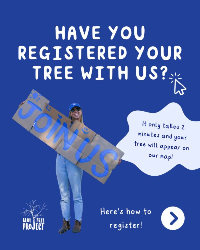 Painted a Blue Tree but haven't registered it yet?⁠
⁠
Follow this quick guide to get it recognised on our world map and included in our total Blue Tree count! 🌍️⁠
⁠
Register your Blue Tree via link in bio.