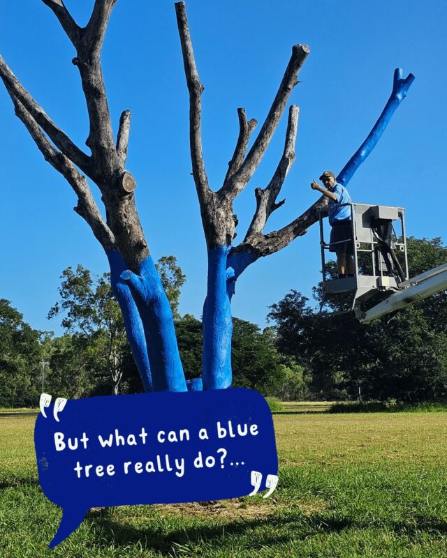 To some it's "just a blue tree" 💭 

But to Alex, it was the moment she realised she wasn't alone and called a support helpline. 

To Dan, it was a nudge to check in on that mate that had been missing from the last few catch ups. 

For Will and Emma, it was a reminder to start having regular conversations about mental health with their children.

A blue tree is so much more than the paint on the surface. It's a conversation starter, a reminder to check in and a symbol that speaks loudly without ever saying a word 💙