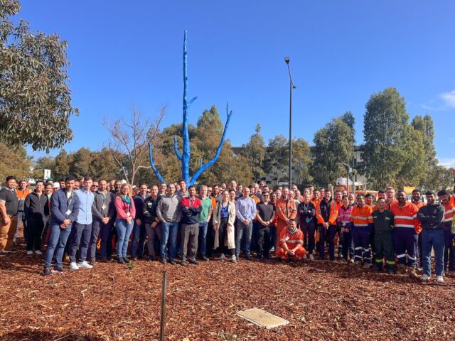 How many times have you found yourself chatting about mental health because of a blue tree? ⁠
⁠
A big thank you to Baker Hughes for recognising the importance of mental health and supporting the Jandakot community!⁠
⁠
📍Jandakot, WA⁠
⁠
#bluetreeproject #bluetree #mentalhealth #mentalwellbeing #mentalhealthawareness #conversationstarter #notabooinbeingblue #bakerhughes
