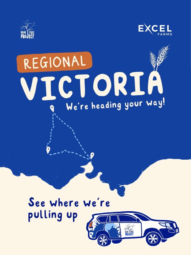 Victoria, this one's come around quick! 🚙

We’re hitting the road, pulling up in Lake Bolac and Wycheproof for a couple of quiz nights, a bit of key speaking and a community blue tree painting. 

It’s a good excuse to round up your mates, have a bit of fun and keep the conversations going that help us look out for each other in regional communities. 

Lock in your crew's table at link in bio. We'll catch you on the road.

Event powered by @excelfarmsau 🌾