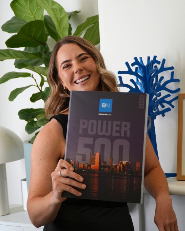 Our inspirational Founder, Kendall Whyte OAM, has been recognised as one of WA's most influential social services leaders in BusinessNews' Power 500! ⁠
⁠
It might be Kendall's name and photo on the page, but this recognition is a true testament to the incredible community backing Blue Tree Project's mission. ⁠
⁠
A leader is only as strong as the people who walk beside them, and we're so grateful to each and every one of you 💙
